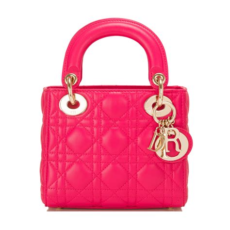 dior mini pink makeup bag|mini lady dior bag pink.